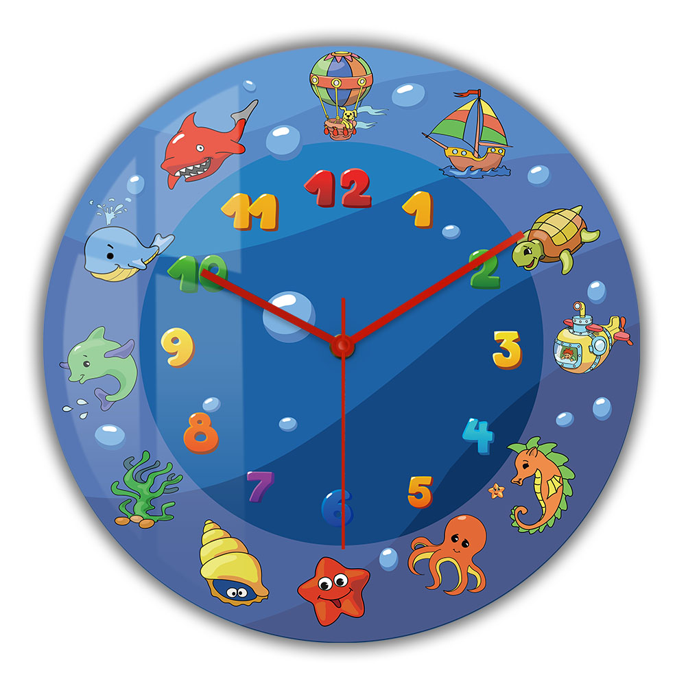 Cartoon Sea Animals Blue Wall  - огляд і ціна Home Decor Under 300
