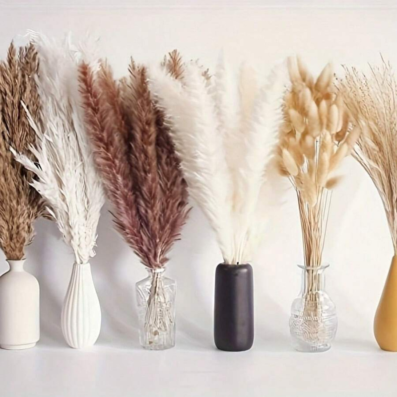 110pcs Dried Pampas Grass Bouq - огляд і ціна Pampas Grass Decor