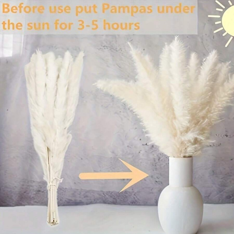 110pcs Dried Pampas Grass Bouq - огляд і ціна Pampas Grass Decor