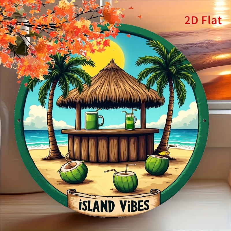 1pc Tropical Beach Bar Aluminu - огляд і ціна Home Decor Theme