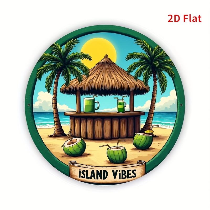 1pc Tropical Beach Bar Aluminu - огляд і ціна Home Decor Theme