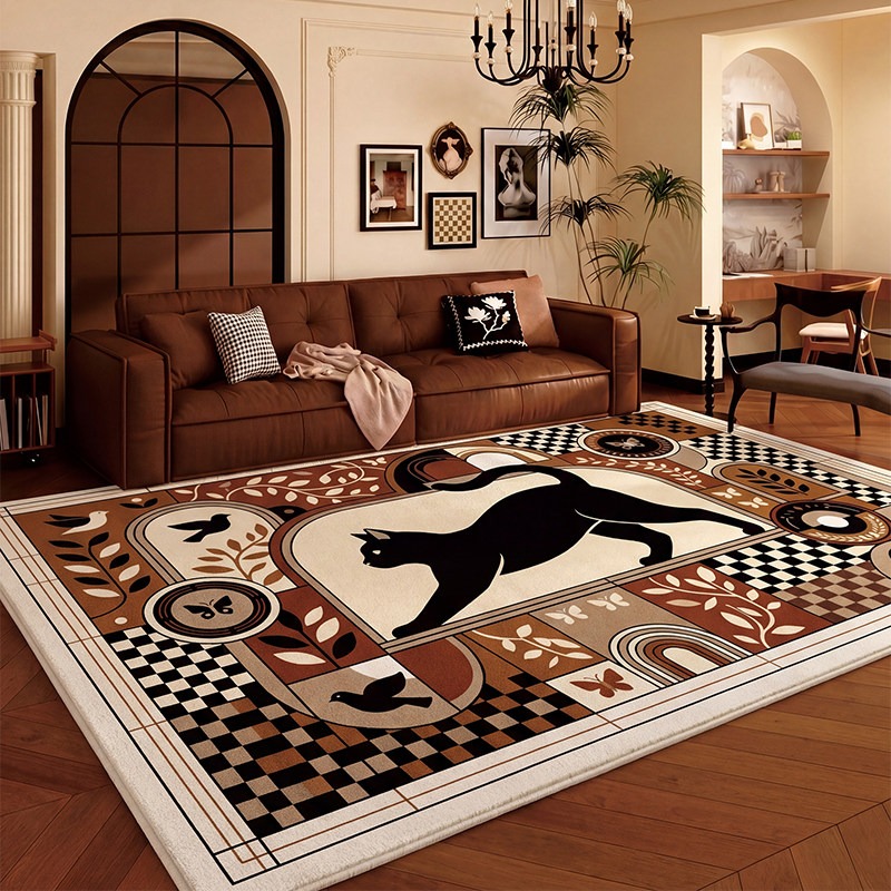 Checkerboard Black Cat Living  - огляд і ціна Home Decor Ig