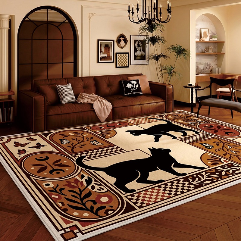 Checkerboard Black Cat Living  - огляд і ціна Home Decor Ig