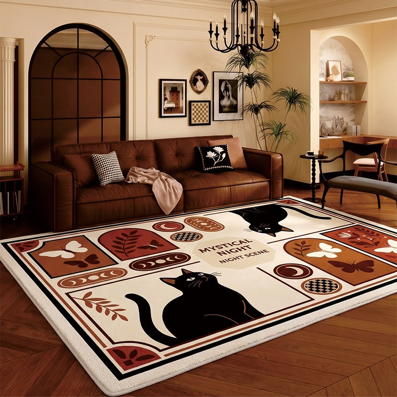 Checkerboard Black Cat Living  - огляд і ціна Home Decor Ig