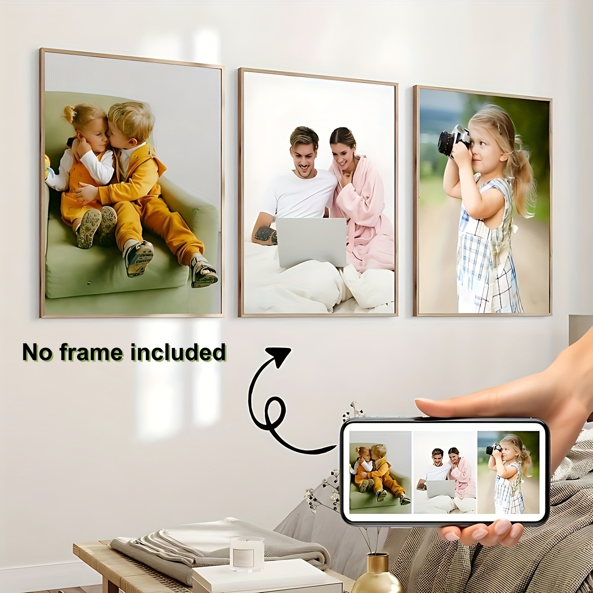 Customize any 3 photos you des - огляд і ціна Home Decor Canvas