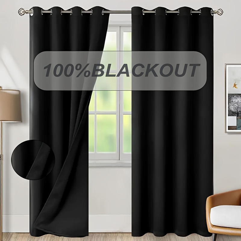 1pc 100% Blackout Curtain with - огляд і ціна Home Decor Under 100