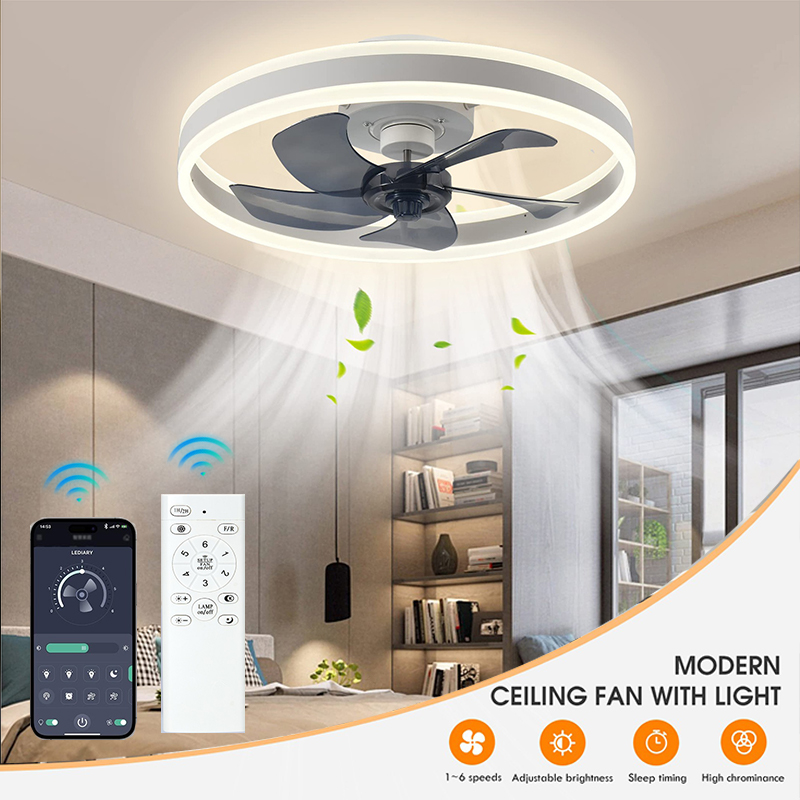 LED Ceiling Light Fan With APP - огляд і ціна Home Decor Free App
