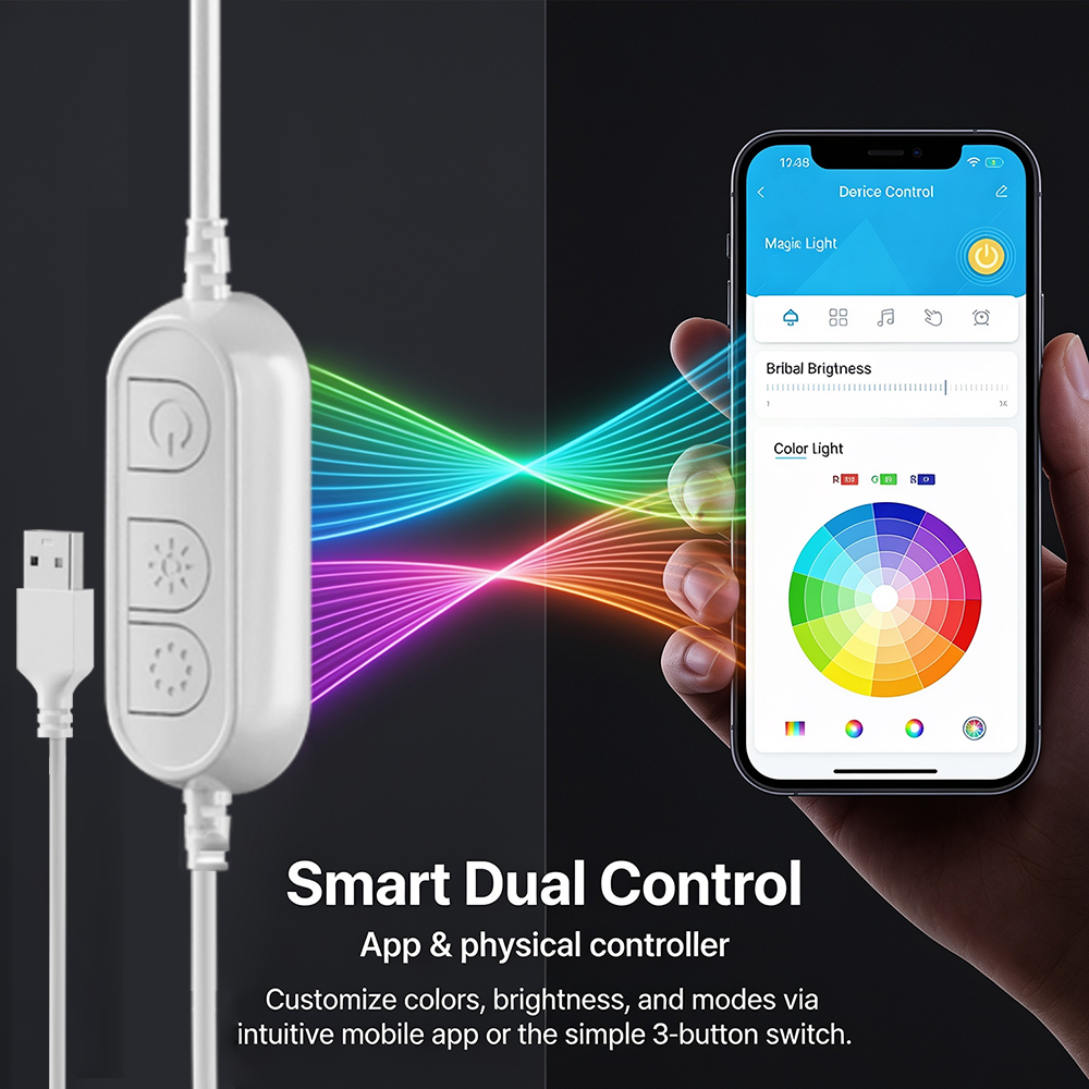 5M RGB Color Changing Neon Lig - огляд і ціна Home Decor Free App