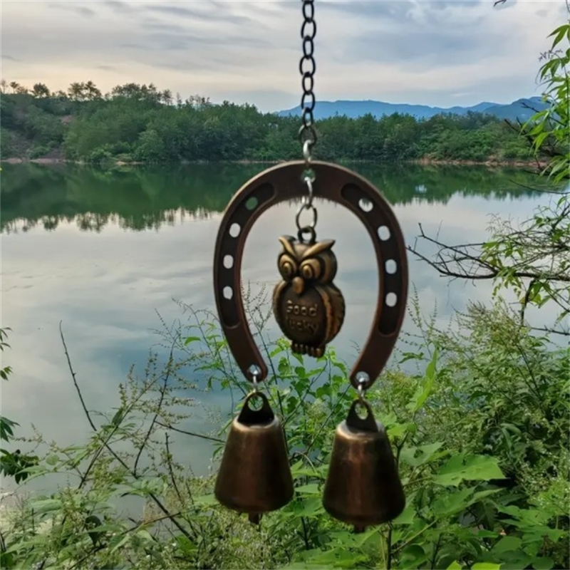 Lucky Horseshoe Wind Chime Wit - огляд і ціна Boho Wind Chimes